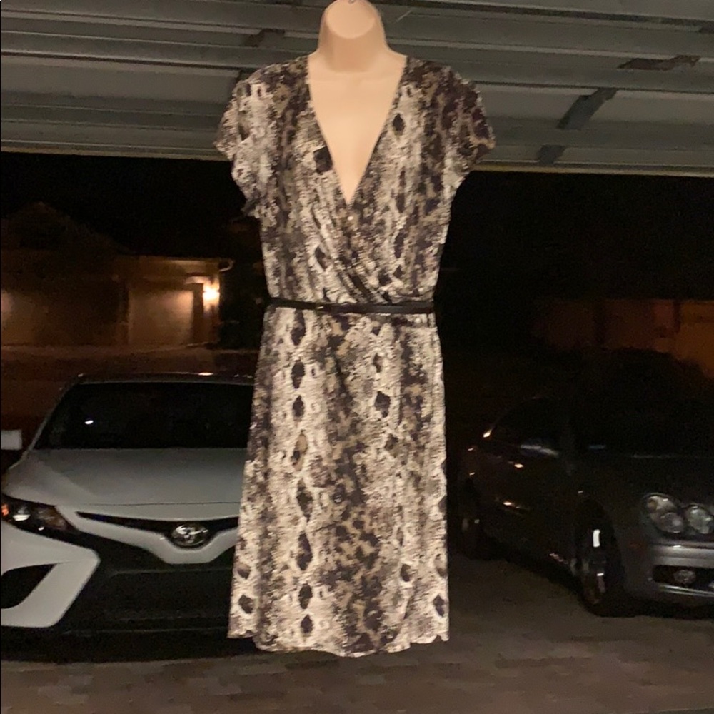Python Print mid dress - Picture 2 of 6